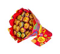 FLOWER BOUQUET CHUPA CHUPS GUSTI ASSORTITI LECCA LECCA 19 PEZZI LOLLIPOP FIORI