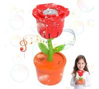 Flower Bubble Machine - Rose Flower Bubble Machine Automatic | Battery Operated Wedding Birthday Party Garden Backyard Pool Beach Events Celebrations Outdoor Fun Summer Kids