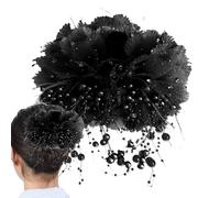 Flower Bud Hair Clip, Hawaiian Flower Hair Clip - Pin da artigli di fiori di bocciolo con baritta non slittata con nappe di perle | Pinna per pins per pins per pinna per capelli accessori per capelli