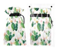 Flower Cactus Copertura per rubinetto esterno per l'inverno - 27,9 cm H x 17,5 cm W Ingrandire il rubinetto isolante antigelo borsa protettiva per rubinetti a parete esterni - Set di 2