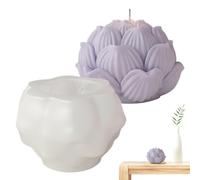 Flower Candle Mold - Decorative Silicone Resin Mold, Multi Purpose & Craft Casting Tool, Baking Style for DIY Use | Soap Crafting, Dessert Decoration, Epoxy Art, Home Ornament Making