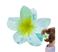 Flower Claw Clips - Flower Design Hair Claw, Small Hawaiian Stylish Unique Claw Clips | Multifunctional Hawaiian Flower Design, Slip Resistant Design Decorative for Women, Girls, Ladies, Females