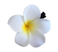 Flower Clip - Creative Flower Hairpin for Women Hairstyles | Non Slip Design with Strong Hold Grip, Cute Frangipani Barrettes, Lightweight Hair Accessory for Daily Wear and Beach Outfits