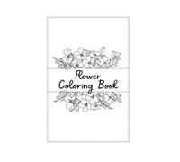 FLOWER COLORING BOOK