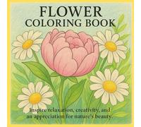Flower Coloring Book: Flower Coloring Book