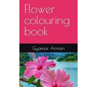 Flower colouring book