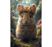 Flower Crown Pika Journal: An Adorable Woodland Animal Nature Notebook with Lined Pages for Creative Writing Gifts, Cottagecore Lovers, Gratitude Journaling, and Cozy Slow Living Reflection