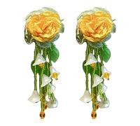 Flower Dangle Earrings Lightweight Decorate Yourself With These Exquisite B