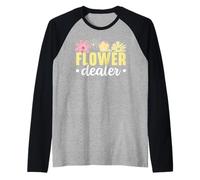 Flower Dealer - Spingi petali per composizioni floreali Maglia con Maniche Raglan