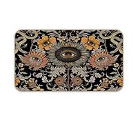 Flower Decoration Tarot Evil Eye Tappeto Da Bagno Antiscivolo Tappeti Da Bagno Trappola Sporco Tappeto Entrata Per Corridoio Cucina Interno 40X60 Cm