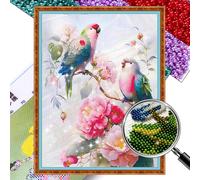 Flower Design DIY Bead Embroidery Kit 11CT Cross Stitch Kit for Home Decor IT