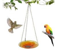 Flower Design Feeder - Hummingbird Viewing Panel Tray, Outdoor Bird Feeder, Clear View and Easy Cleaning, Safe Bird Feeding, Decorative and Functional Birdwatching Accessory