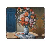 (Flower Diamond Paint) Tappetini Mouse Antiscivolo Tappetino per Mouse Portatile Mousemat per Pc Casa Laptop 25X30Cm