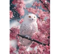 Flower Diamond Painting per Adulti, Diamond Painting Kit Completo, 5D Kit Pittura Diamante Pappagallo Diamantini DIY Crystal Art Artigianale per Decorazione Camera da Letto Decorazioni 10x15cm yc-568