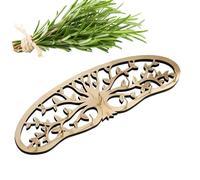 Flower Drying Hanger, Wooden Wall Rack, Decorative Dryer with Rustic Build, Garden Shed Balcony Kitchen Window Tool with Compact Style, Apartment Home Device with Smooth Design, Jewelry Keys Organizer