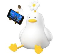 Flower Duck Night Light Led Touch Lamp Silicone Nursery Light Nursery Nightlight Usb Portable Lamp for Living Room Camping