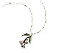 Flower Earrings, Floral Eardrop Charm, Lily of the Valley Pendant, Elegant Jewelry, Stylish Accessory for Special Occasions Evening, Vacation, Brides, Festival, Special Occasion, Soft Color