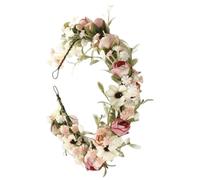 Flower Fairy Crown, Bohemian Flower Crown, Photo Prop Hair Accessories, Romantic Flower Headband, Faux Flower Garland Headpiece, Adjustable Flower Crown Garland for Festive Parties