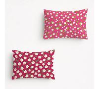 Flower Federe Cuscini Divano 40 x 60 cm 2 Pack, Federe Cuscino Letto Paesaggio, Soprammobili Moderni Federe Cuscini Divano 60x40 con Cerniera invisibile per Regalo Donna Decorazioni Casa YCBZ-0793
