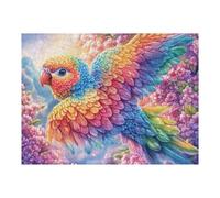 Flower Field Colorful Parrot Puzzle 500 Pezzi Caravaggio Per Adulti Cartone Di Alta Qualità Opera D'arte Italiana Per Collezione E Decorazione Qualità Museale Da Passatempo 500 PCS