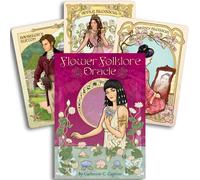 FLOWER Folklore Oracle Cards Deck & Guida 44 Cards Di U.S. Games