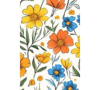 Flower Fusion: A Notebook of Brilliant Blooms & Fresh Inspiration: 110 Pages of Stunning Floral Art for Notes, Ideas & Daily Planning