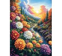 Flower Garden Landscape Rompicapo 500 Pezzi Per Regalo Di Battesimo Cartone Spesso Per Bambini Wild Animals Fantasy Fairy Tale Tema Baby Per Attività Educativa Con Confezione Regalo Da Passatempo 500