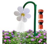 Flower Garden Sprinkler, Rotating Irrigation Sprayer, 29.92 Inches Tall, Vibrant Design, Wide Area Coverage, Decorative Outdoor Water Toy for Lawn Park Toddler Cooling Fun