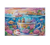 Flower Garden Teacup Puzzle 300 Pezzi Rompicapo Per Tutte Le Occasioni Happy Time Versatile E Divertente Rilassamento Garantito Regalo Per Compleanni E Feste 300 PCS