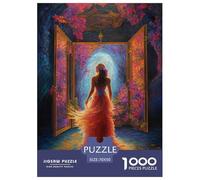 Flower Gate And Women Puzzle Giochi 1000 Pezzi Regalo Per Lui E Per Lei Arte Interesting Puzzle Adulti Idea Regalo Per 70x50cm/1000pcs