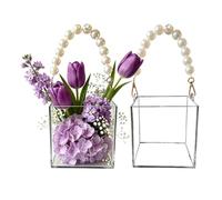 Flower Girl Basket | Clear Acrylic Empty Bouquet Display Box | Wedding Flow
