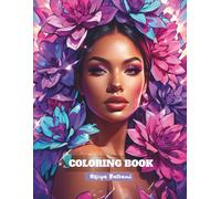 Flower Girl Coloring Book: Relaxing Color Illustrations