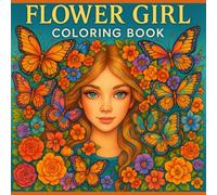 Flower girl colouring book