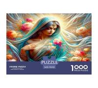 Flower God 1000 Pezzi Puzzle Classici Per Adulti E Bambini Da 14 Anni E Più Giochi Del Cervello Perfetto Per Appassionati Di Esperti - Regalo Per Amore E Amico 70x50cm/1000pcs