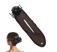 Flower Hair Bun Roller, Hair Bun Maker, Flexible Roll Tool, Non-Slip Design, Easy-to-Use, For Long Wool, Curler Loaf, Pink, 1 Pack, 35.5x10.5cm, Quick & Versatile Styling