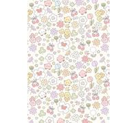 Flower Journal - Pretty Pink Lined Notebook for Girls, Teens, and Women