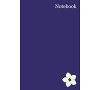 Flower Lined Journal: A beautifully simple notebook with a graceful flower design - ideal for daily notes, self-reflection, or thoughtful gifting.