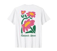 Flower Love X FLOWERCHILD Flower Child X Fiori - Backprint Maglietta