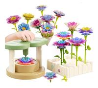 Flower Making Kit, Fabric Craft Bouquets, Do It Yourself Educational Activity Set, Hands On Fine Motor Practice, Flower Crafts for Kids, Ages 4-8, Art Classes, School Projects, Party Workshops
