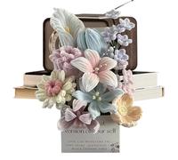 Flower Making Kit - Pipe Cleaner ciniglia Craft Set, Fun Diy Bouquet, Versatile Indoor Activity for Decoration and Gifting | Ideal for Valentine's Day Mother's Party Bedroom Study Room Living Home Us