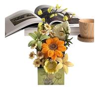 Flower Making Kit - Pipe Cleaner ciniglia Craft Set, Fun Diy Bouquet, Versatile Indoor Activity for Decoration and Gifting | Ideal for Valentine's Day Mother's Party Bedroom Study Room Living Home Us