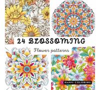Flower Mandala Coloring Book for Adults (Vol. 5): 24 Beautiful Floral Mandala Designs for Relaxation, Mindfulness, and Stress Relief (Vol. 5)