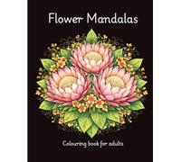Flower Mandalas colouring book