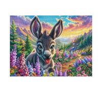 Flower Meadow Black Rabbit Rompicapo 500 Pezzi Toscana Per Famiglie Meadow Flora Ridge Cartone Rigido Per Attività Educativa Bambini Da Passatempo Con Poster Incluso Migliore Vendita 500 PCS