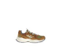 Flower MONTAIN - Sneaker Uomo, YAMABUSHI Man Ripstop e Inserti sagomati in Suede con Tone Colore Biscuit Beige (Sistema Taglie Calzature EU, Adulto, Uomo, Numero, Media, 43)