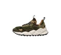 FLOWER MOUNTAIN Sneaker Kotetsu Uni Teddy - Taupe/Military
