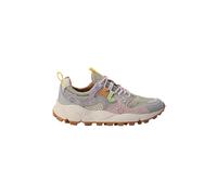 Sneakers Flower Mountain da donna, in suede e nylon, colore cipria/ grey/ mil...