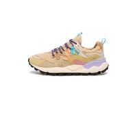 FLOWER MOUNTAIN Sneakers in Suede e Tessuto, Beige- 36