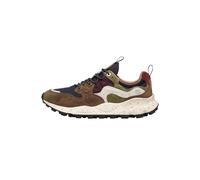 FLOWER MOUNTAIN YAMANO 3 Man-Sneakers in Suede e Tessuto Tecnico-Marrone, Marrone 44