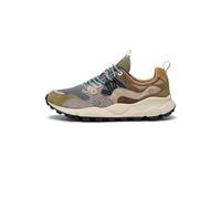 FLOWER MOUNTAIN Sneakers in Suede e Tessuto Tecnico, Militare- 45